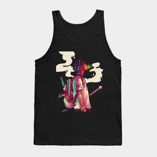 Modern Kunoichi Tank Top by K2Gproject